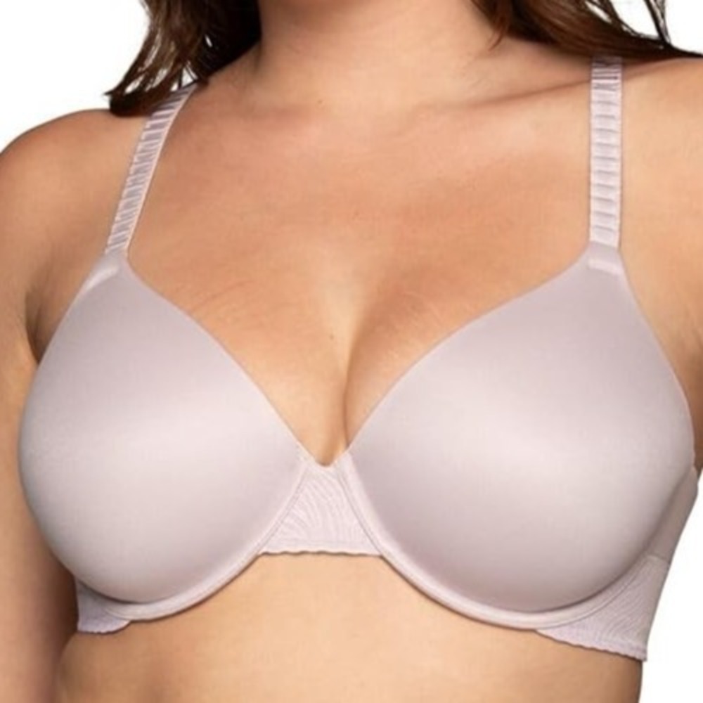 38D Vanity Fair 78165 Effortless Underwire Soft Memory Foam Bra Lilac